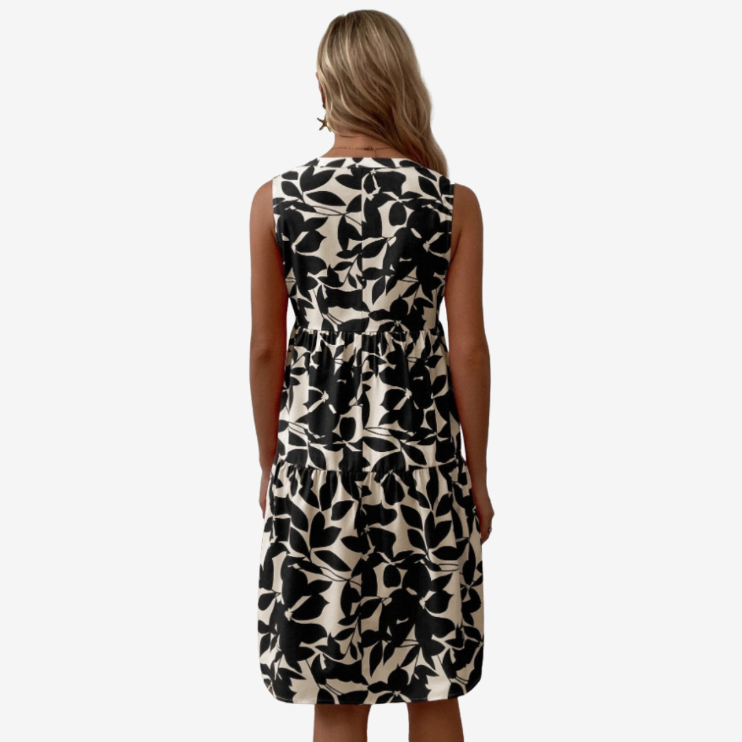 Violette™ Midi à Motifs Feuillus