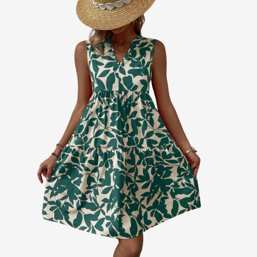 Violette™ Midi à Motifs Feuillus