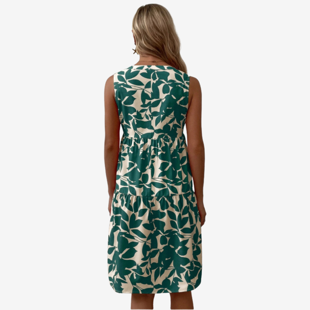 Violette™ Midi à Motifs Feuillus