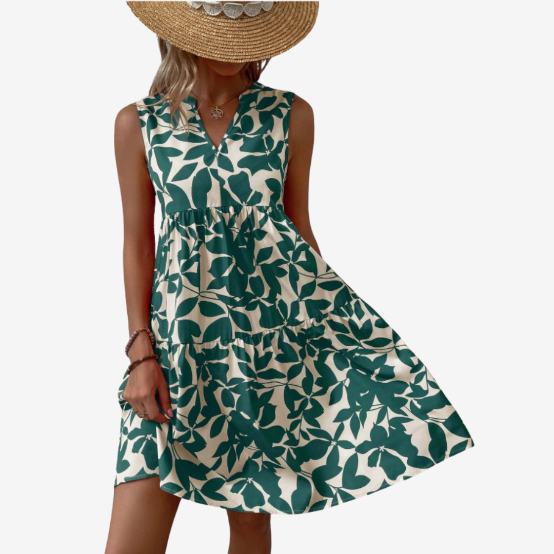 Violette™ Midi à Motifs Feuillus