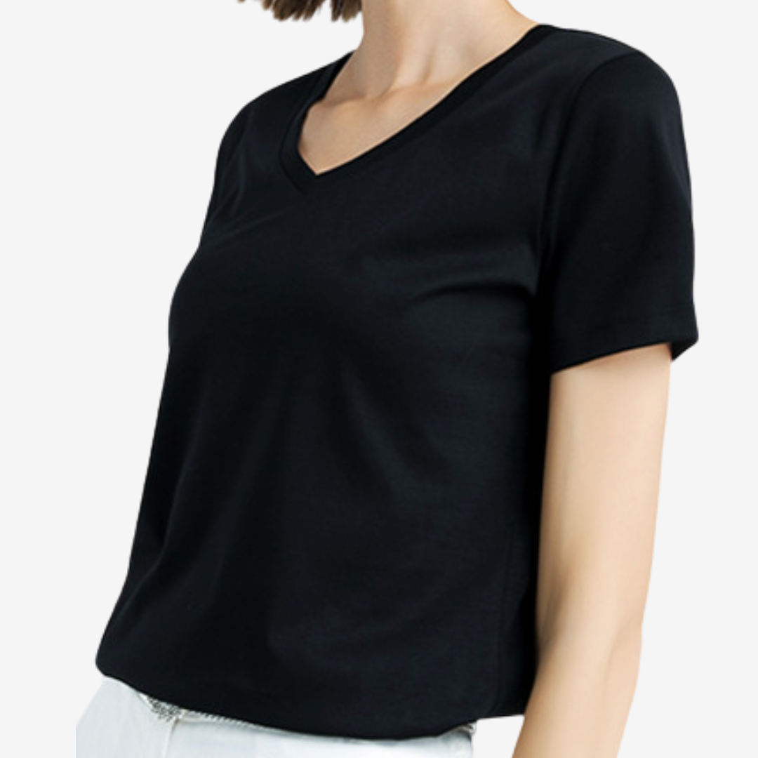 Violette™ Col V Élégant