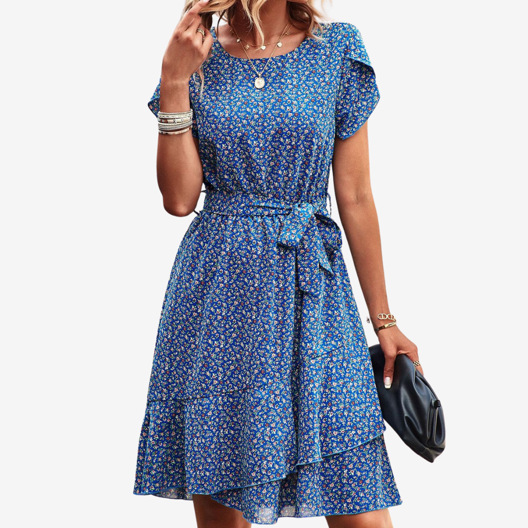 Violette™ Midi à Imprimé Fleuri