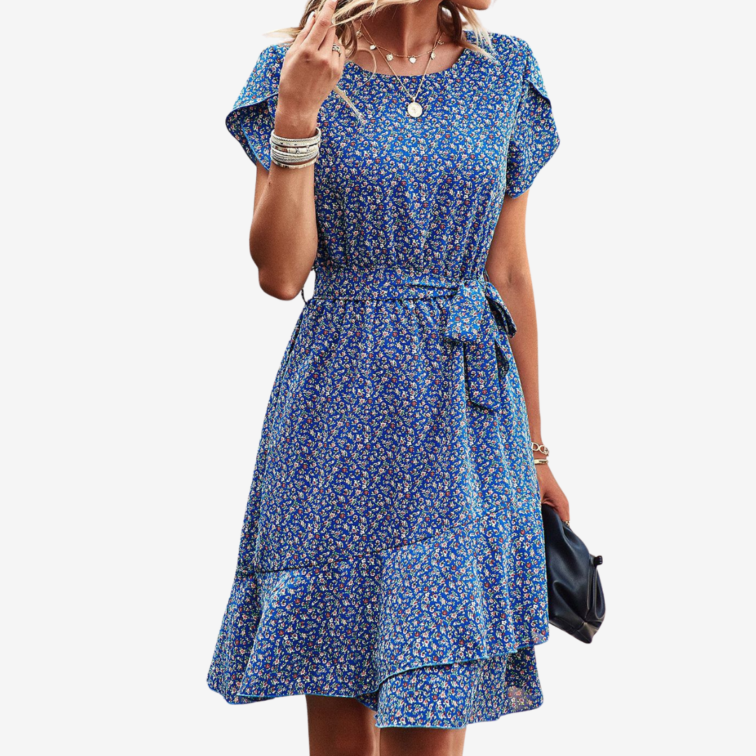 Violette™ Midi à Imprimé Fleuri