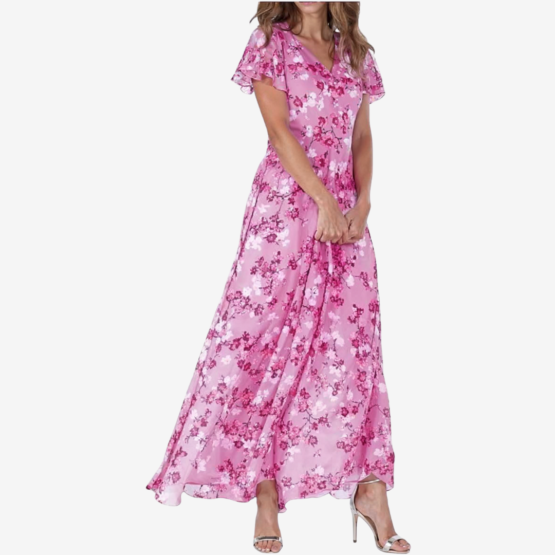 Violette™ Midi Fluide Col V