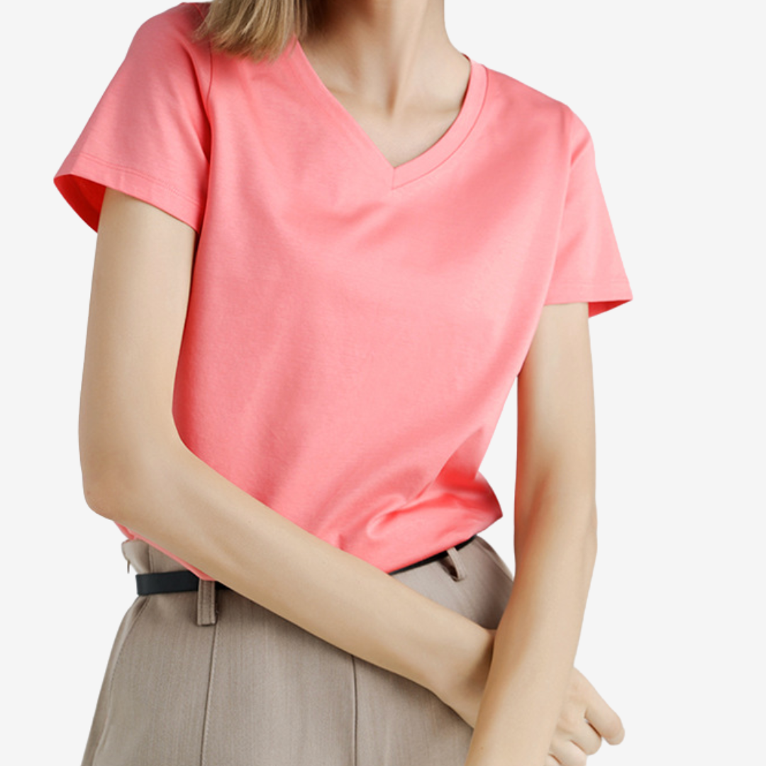 Violette™ Col V Élégant