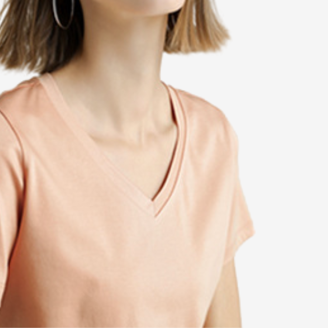 Violette™ Col V Élégant