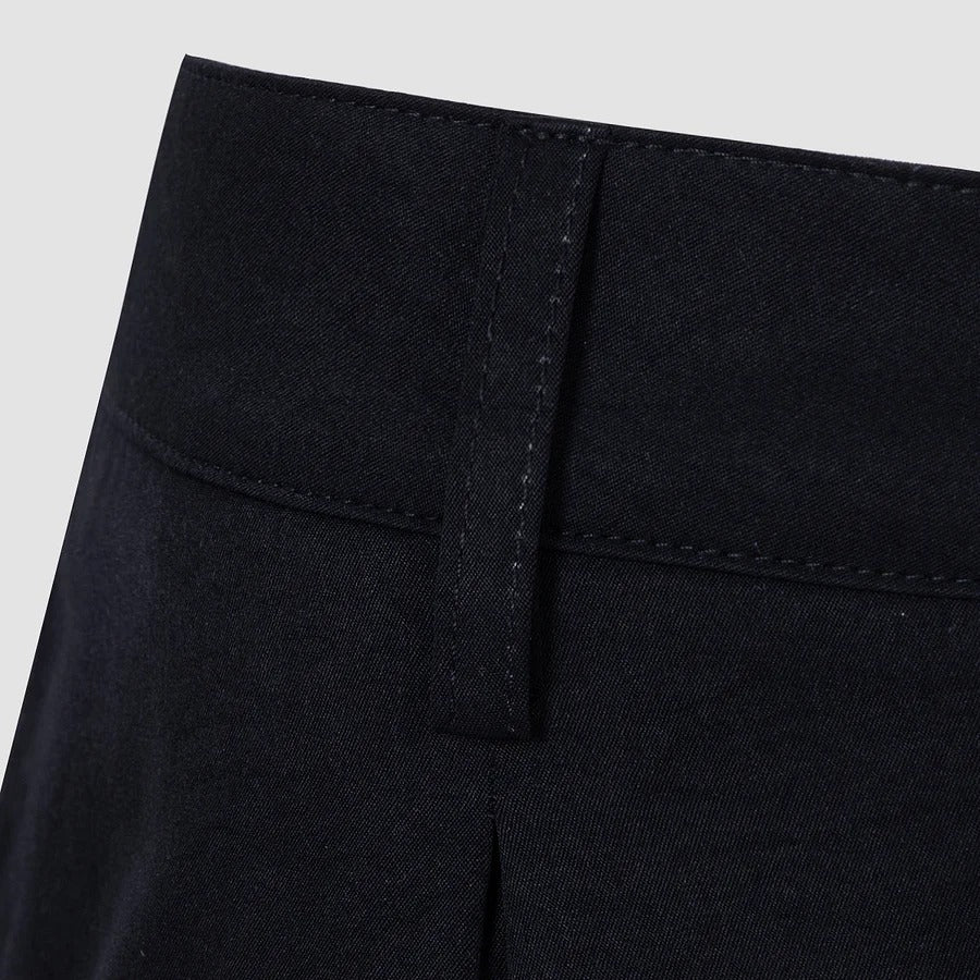 Pantalon large à plis chic et décontracté