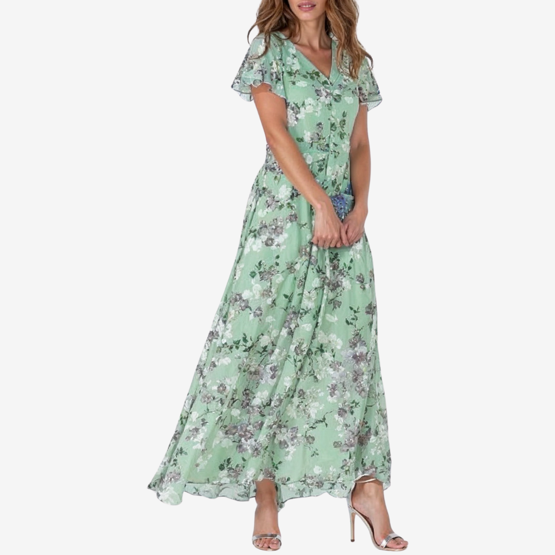 Violette™ Midi Fluide Col V