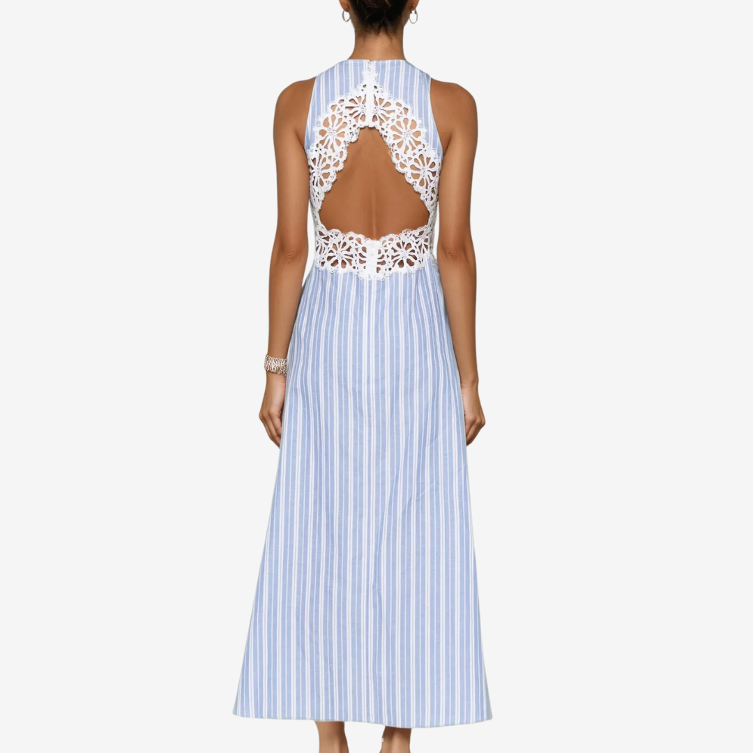 Violette™ Rayée Bleue