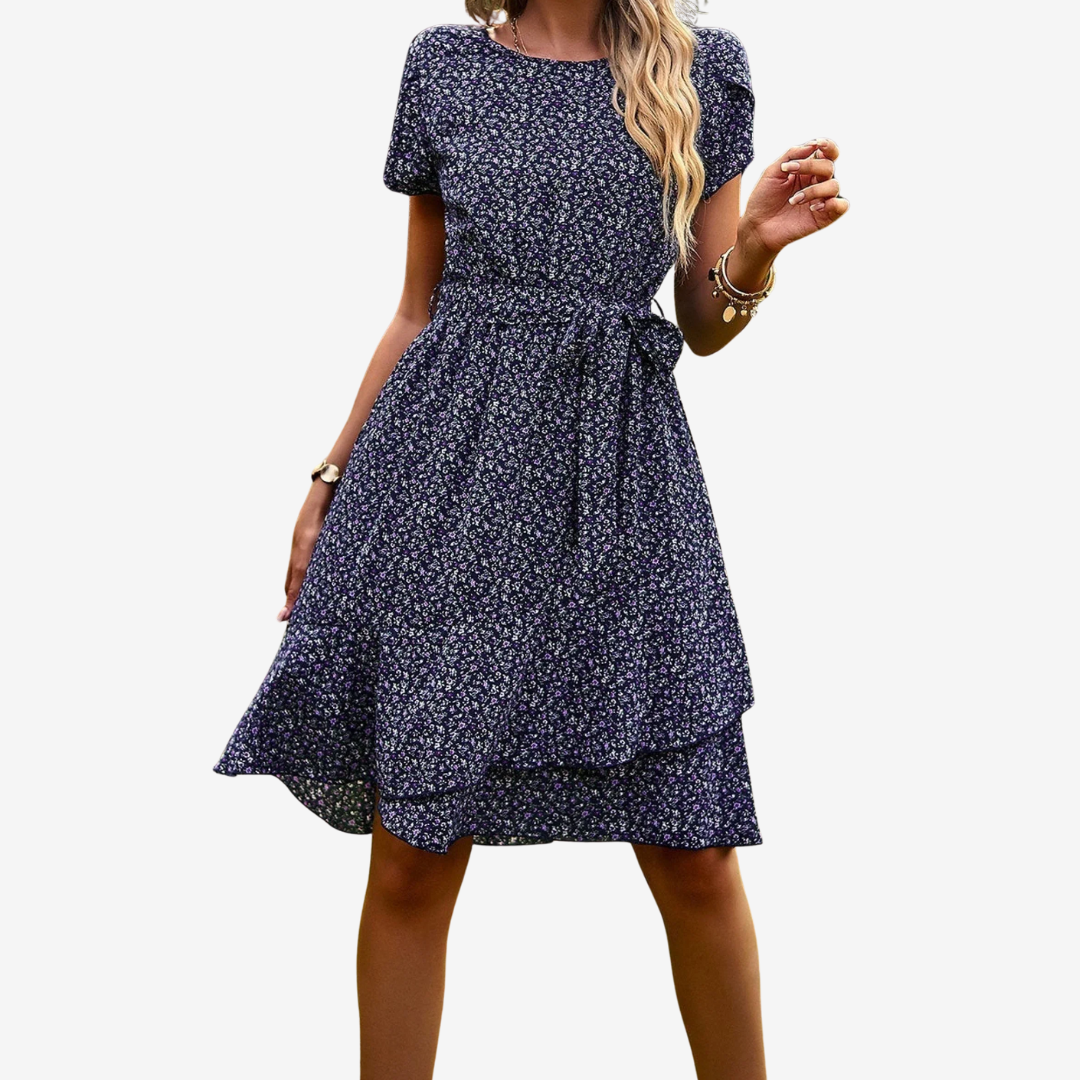 Violette™ Midi à Imprimé Fleuri