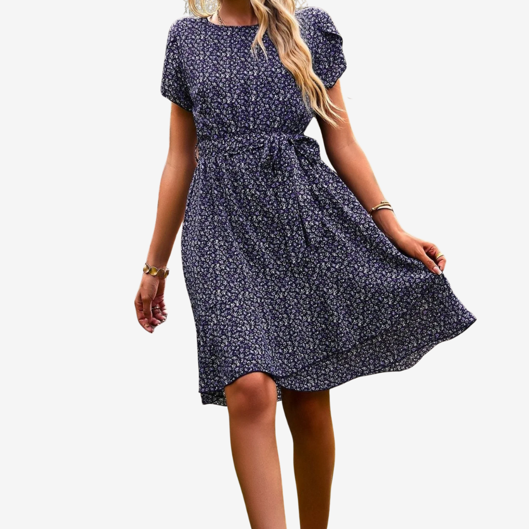 Violette™ Midi à Imprimé Fleuri