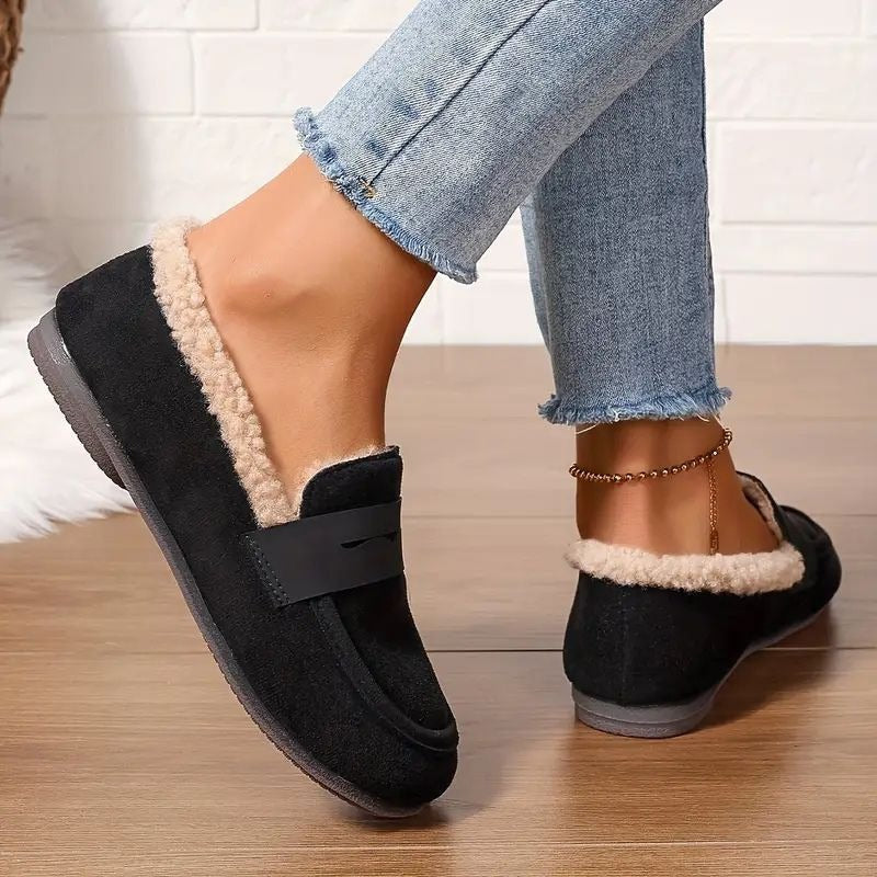 Mocassins en fourrure douillets