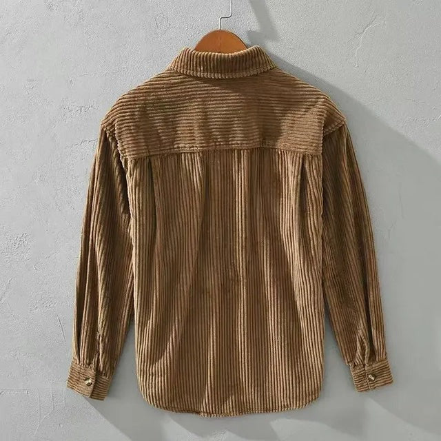 Chemise en velours côtelé