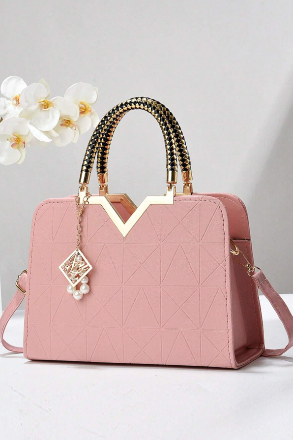 Violette™ Sac à bandoulière avec motif géométrique