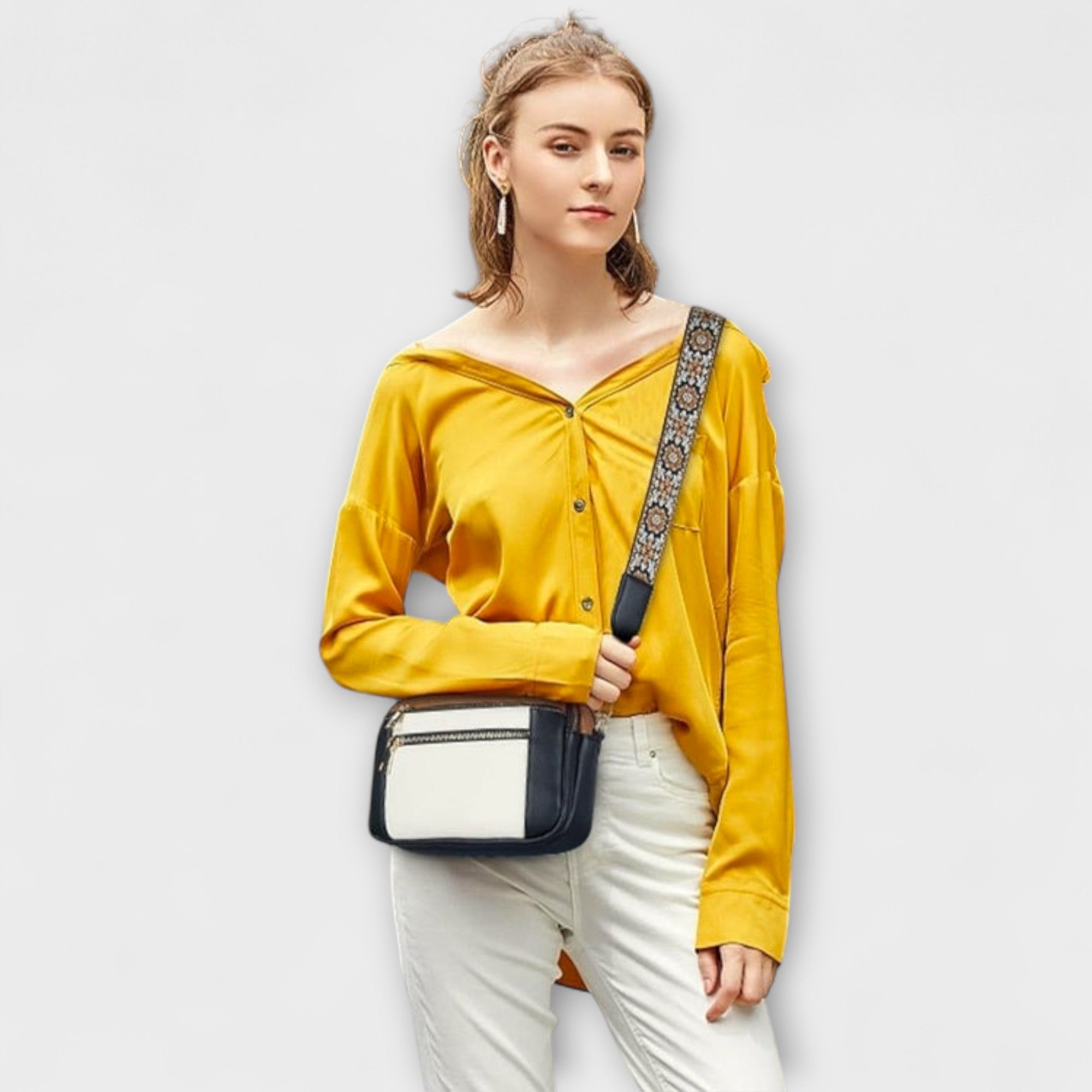 Mira™ - Élégante sacoche en cuir