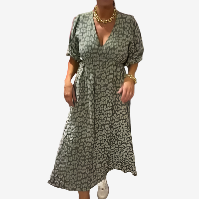 Violette™ Robe Léopard