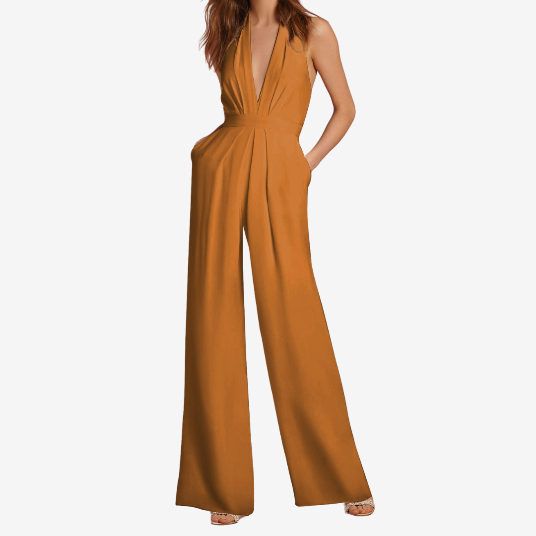 Violette™ Combinaison À Jambes Larges