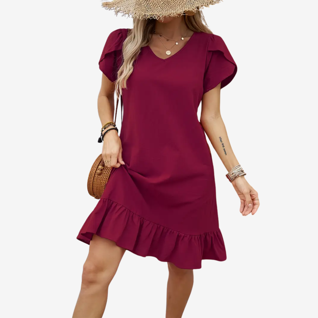 Violette™ Midi à Volants