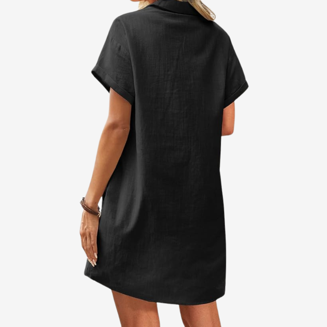 Violette™ Robe en Lin Légère