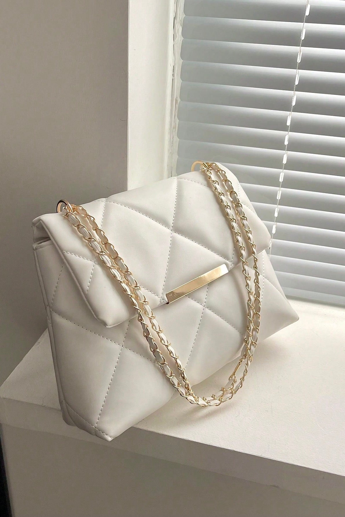 Violette™  Sac à main à carreaux avec rabat pour femme