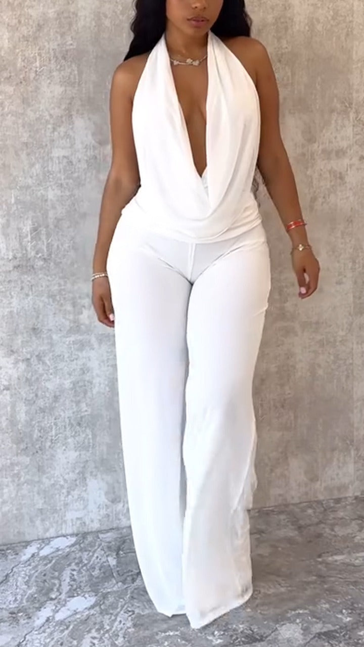 Ensemble haut et pantalon à nouer