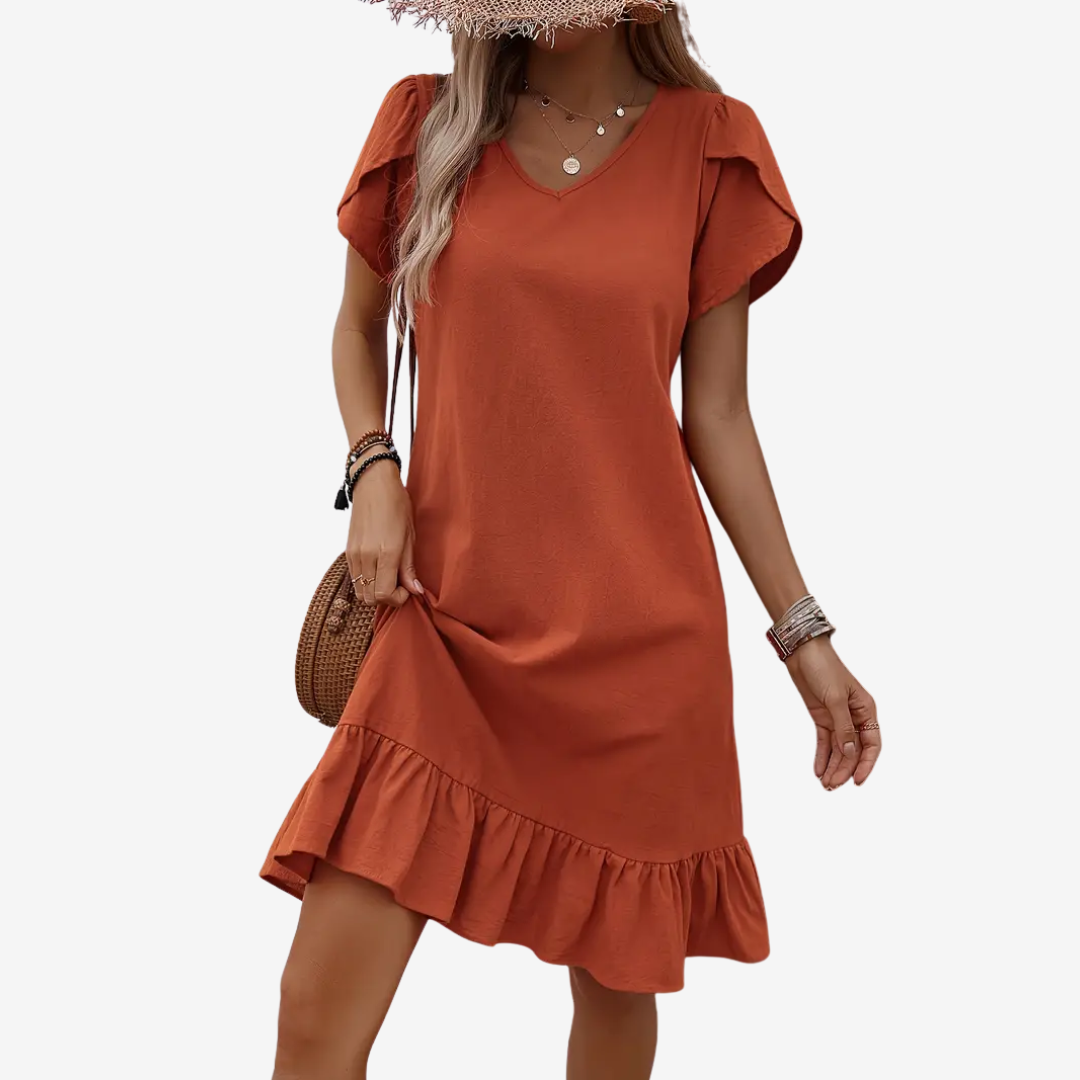 Violette™ Midi à Volants