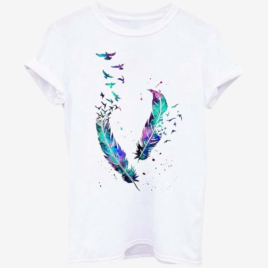 Violette™ T-Shirt à Ailes