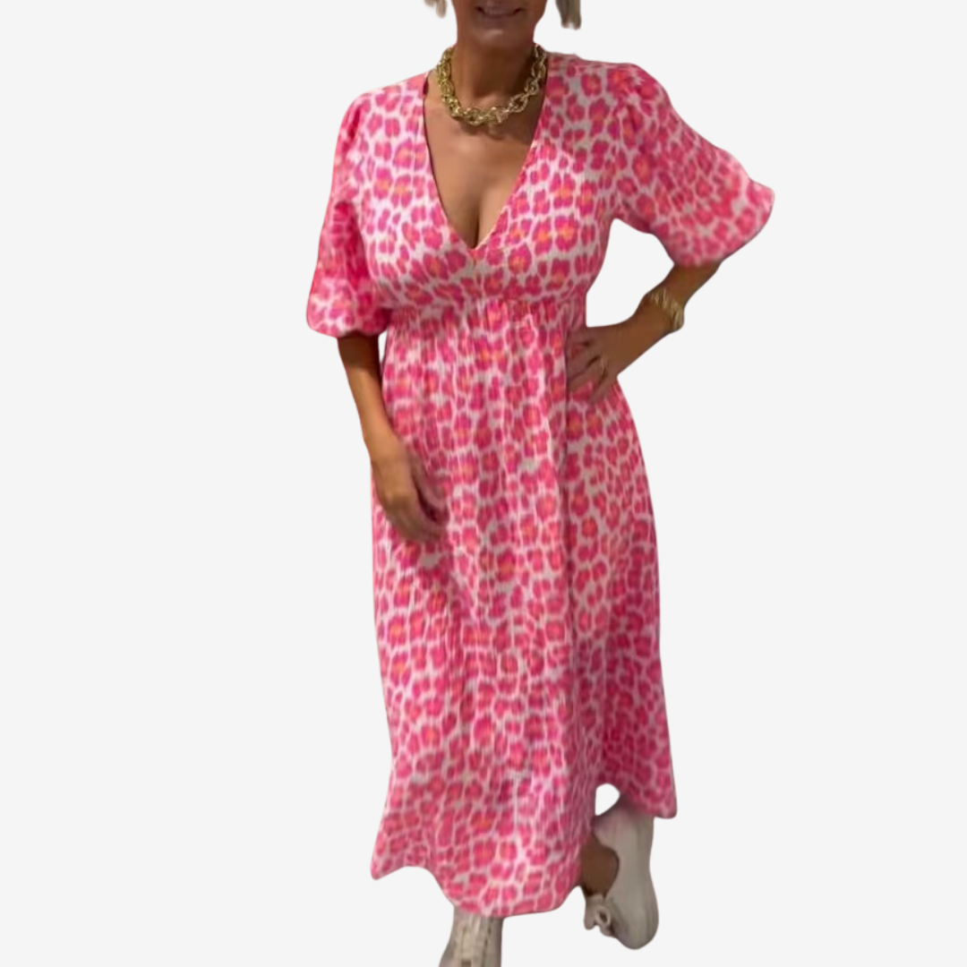 Violette™ Robe Léopard