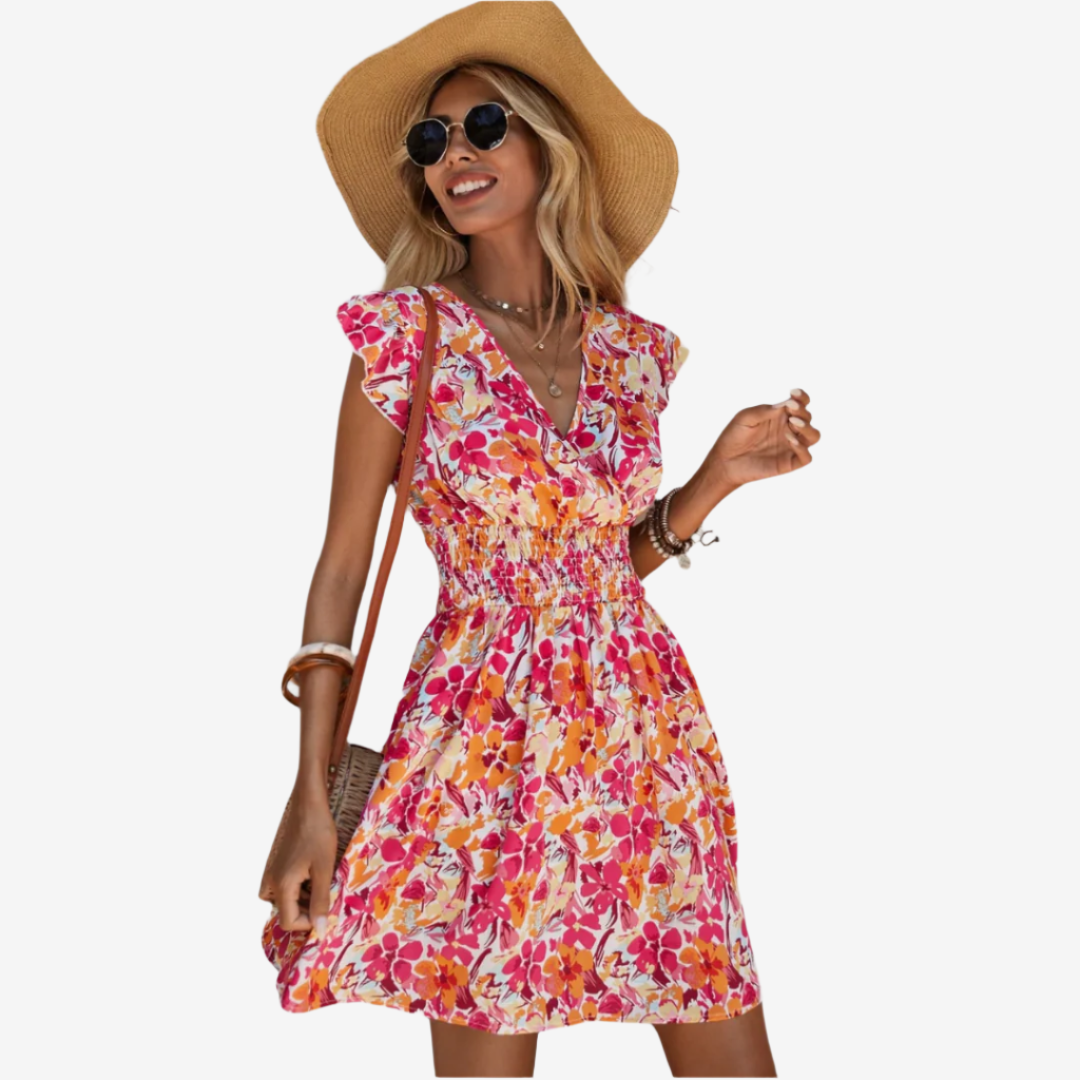 Violette™ Robe Évasée Fleurie
