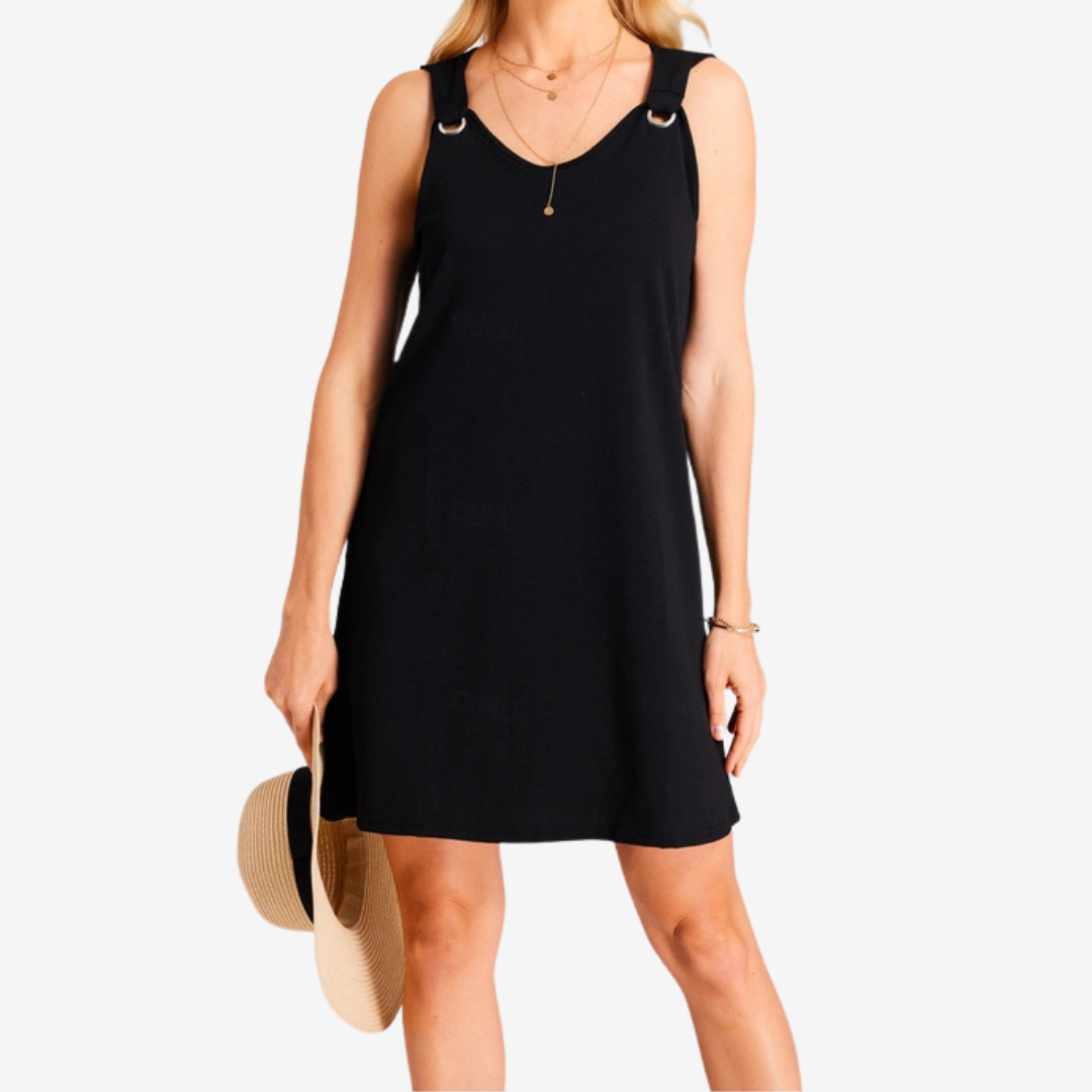 Violette™ Robe Détails Métal