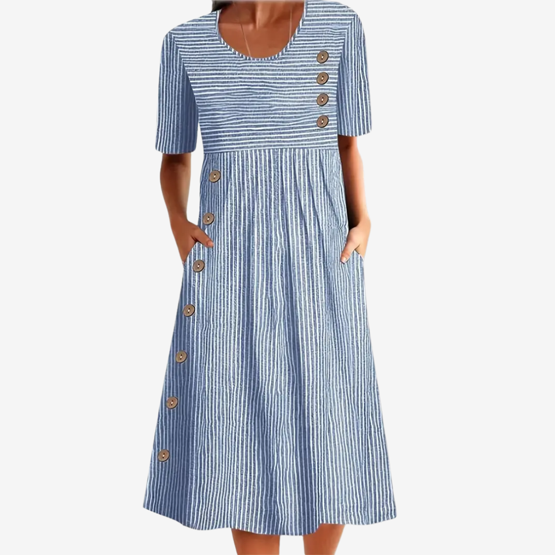 Violette™ Midi Rayée Rétro