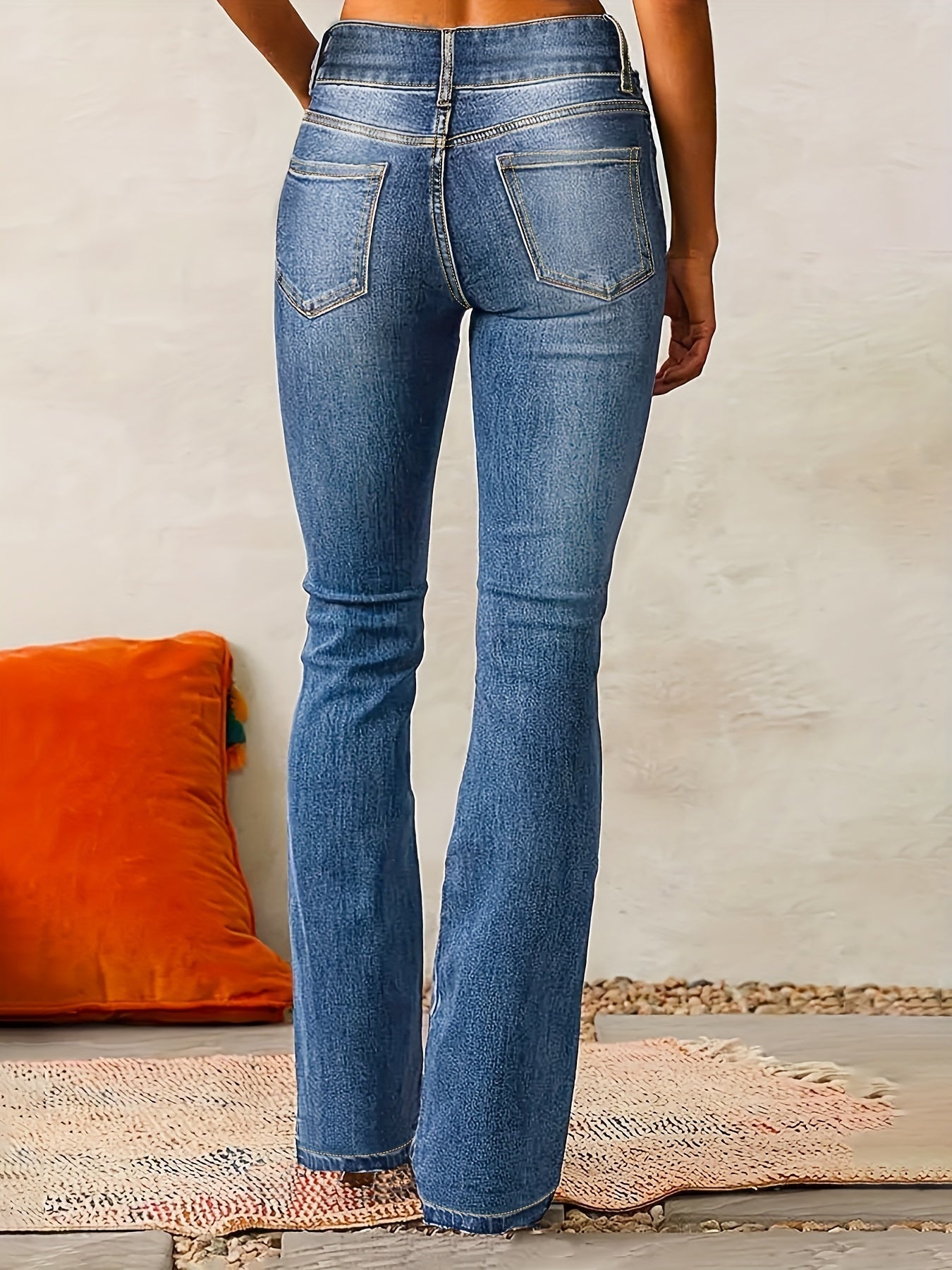 Marylène™  – Jean évasé taille haute tendance