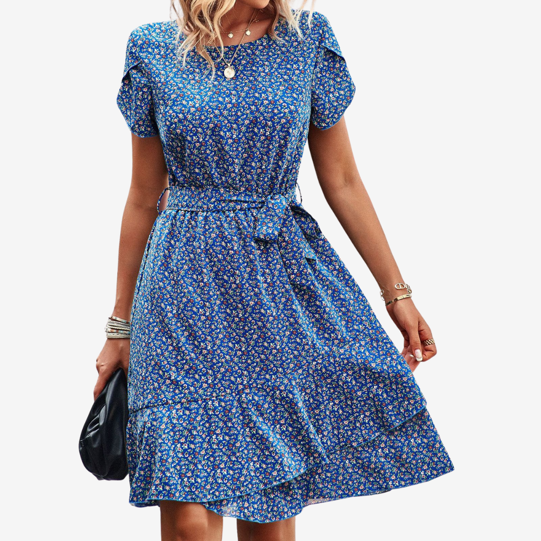 Violette™ Midi à Imprimé Fleuri