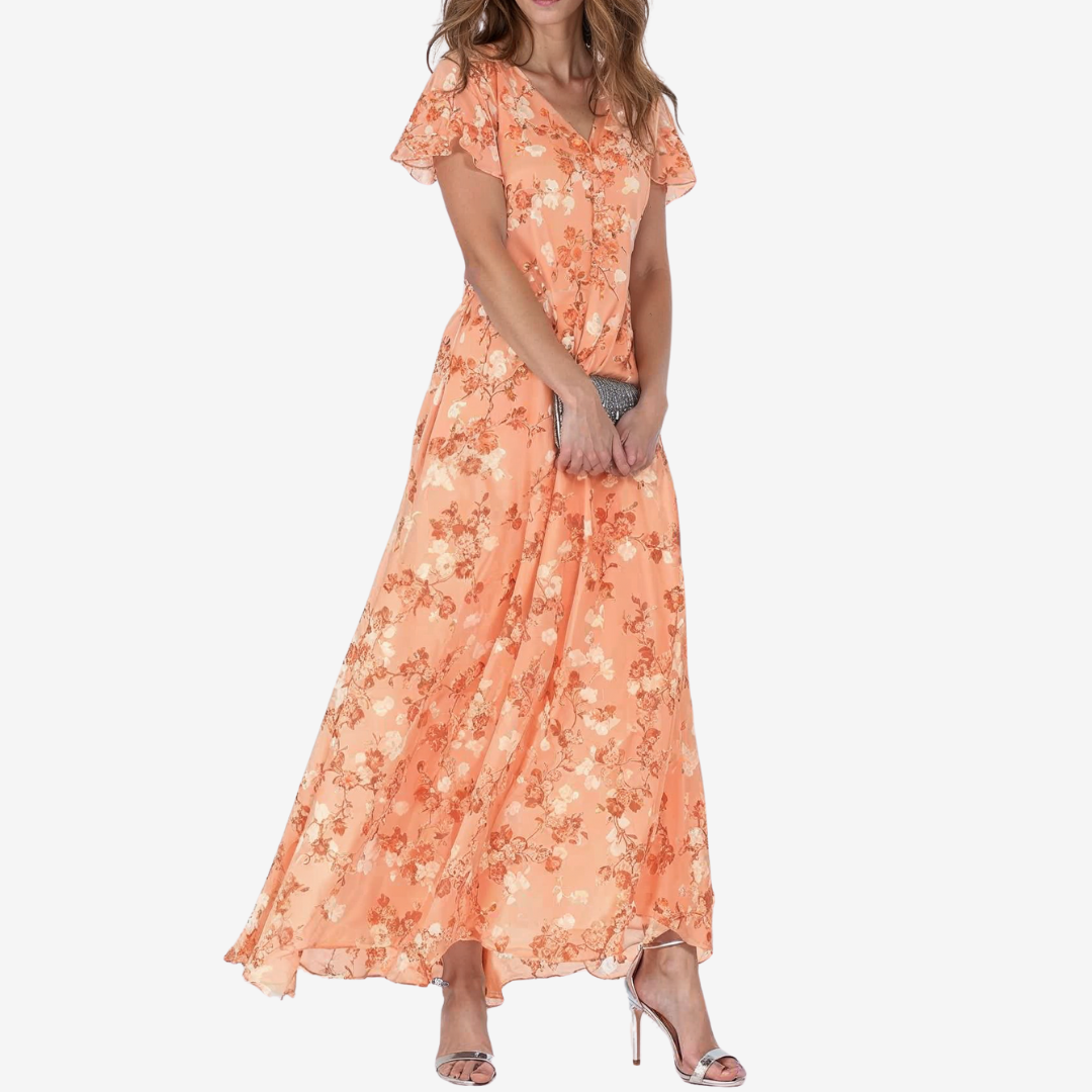 Violette™ Midi Fluide Col V