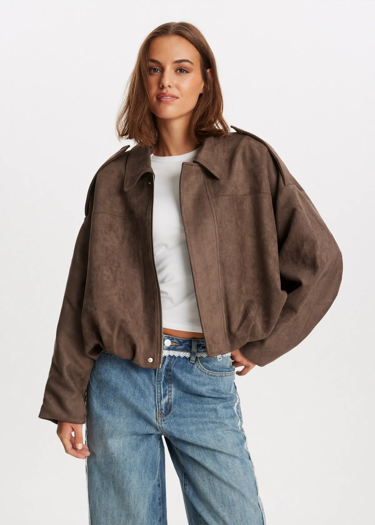 Amelie™  | Veste courte en cuir