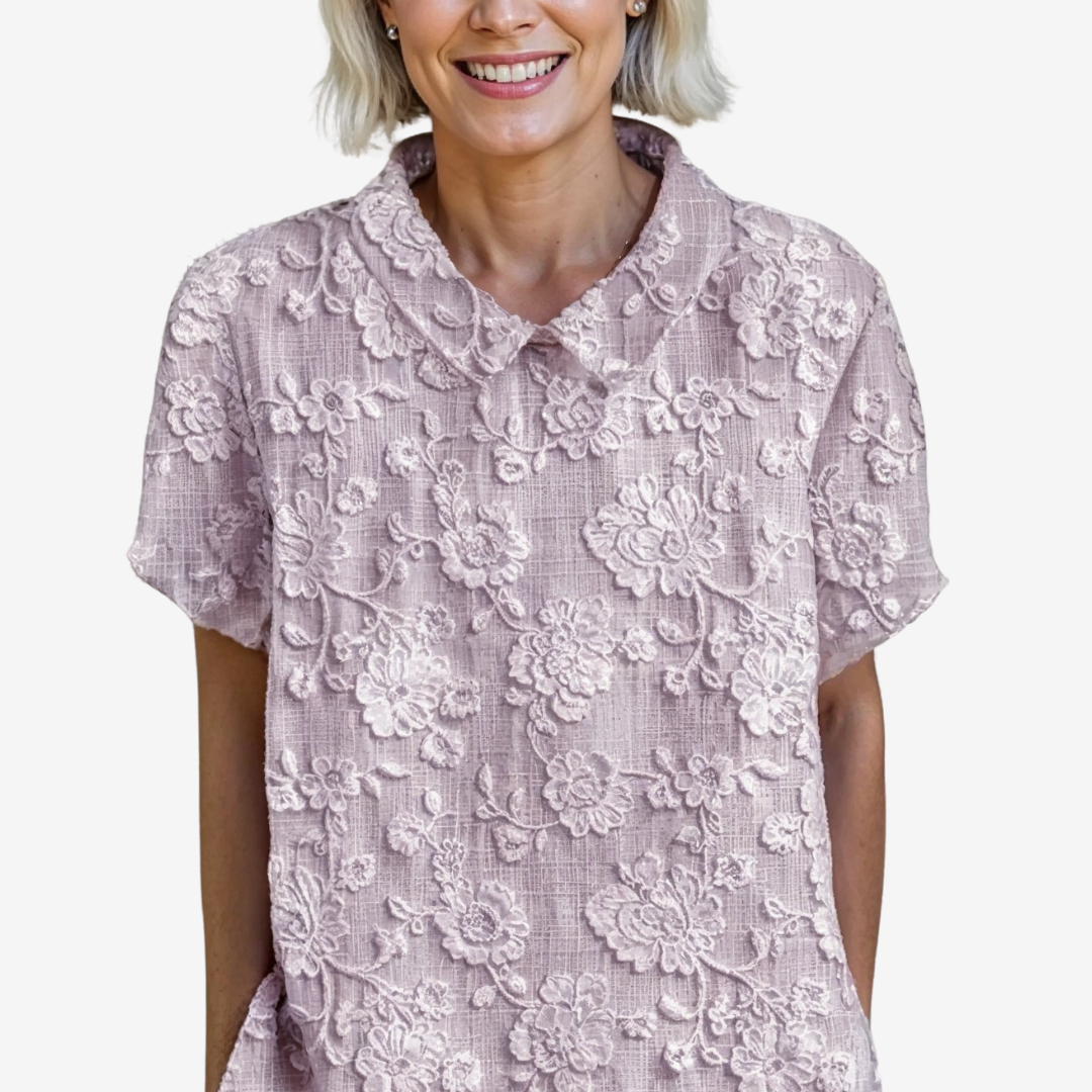 Violette™ Blouse Vintage en Lin