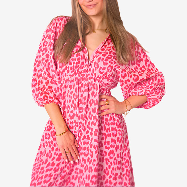 Violette™ Robe Léopard