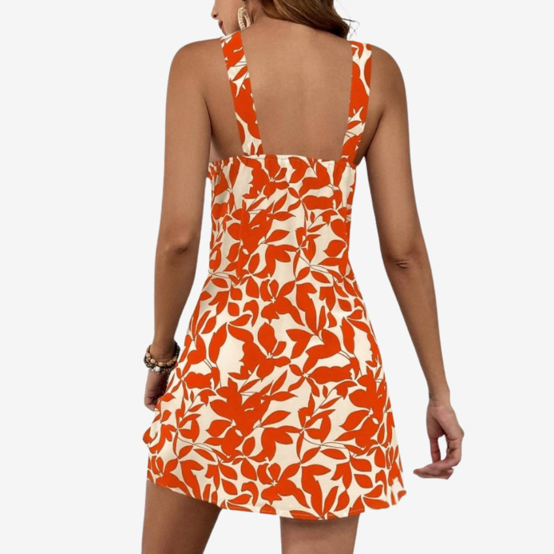 Violette™ Robe Feuille Mini & Chic
