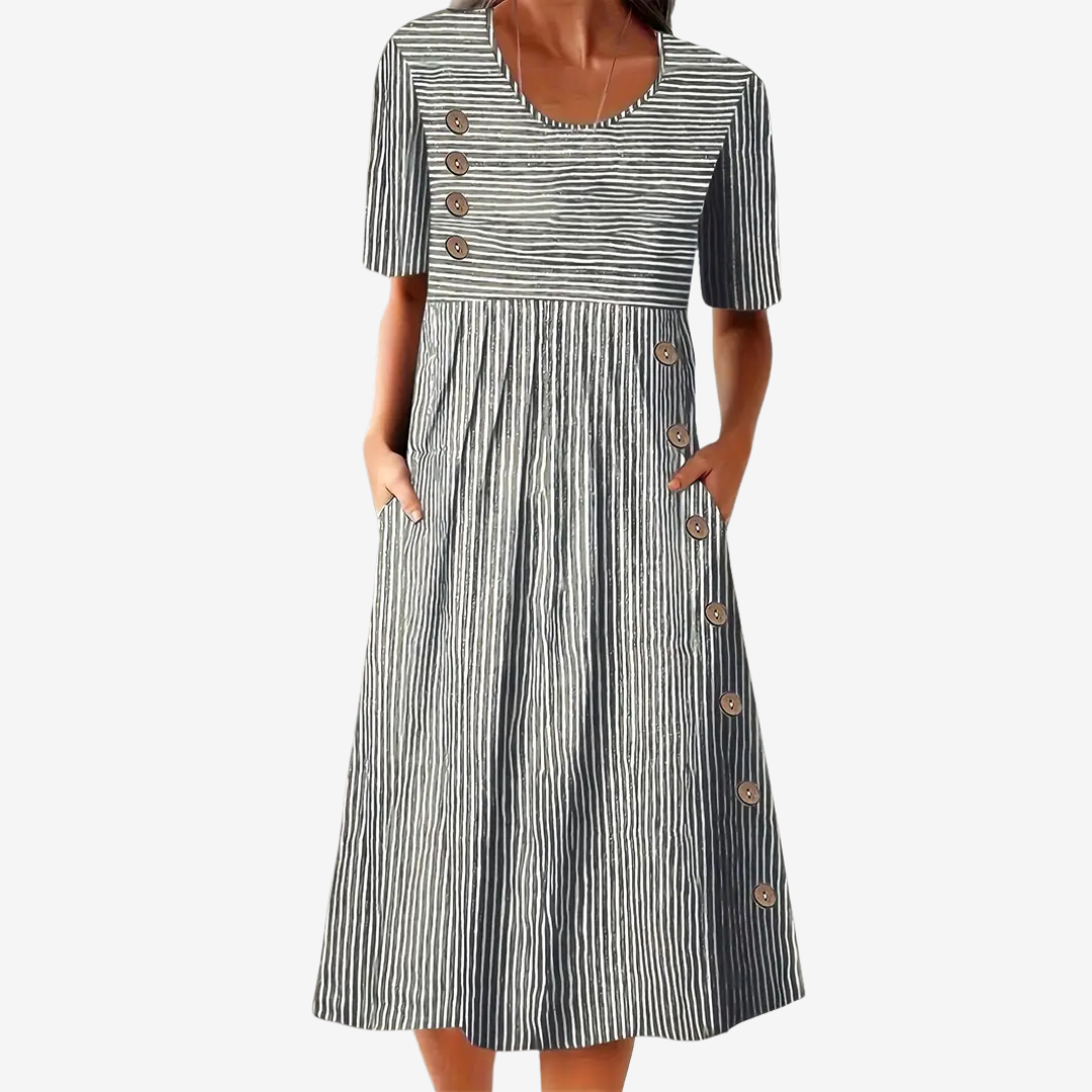 Violette™ Midi Rayée Rétro