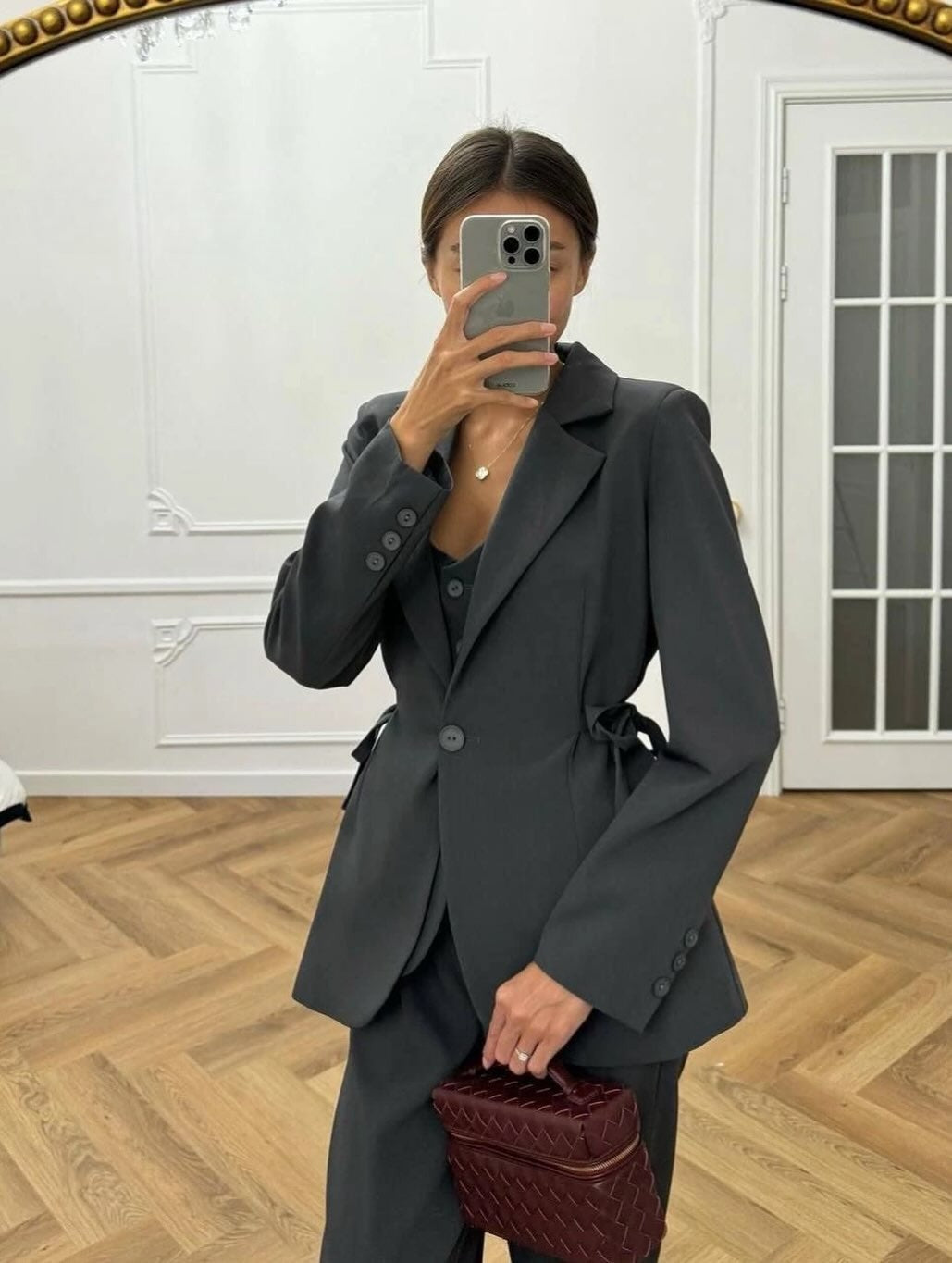 Ensemble deux pièces blazer et pantalon