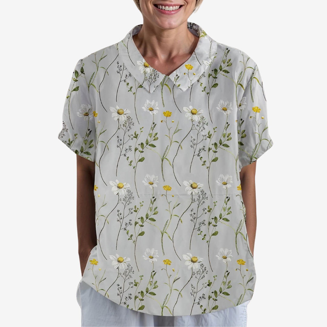 Violette™ Blouse Vintage en Lin
