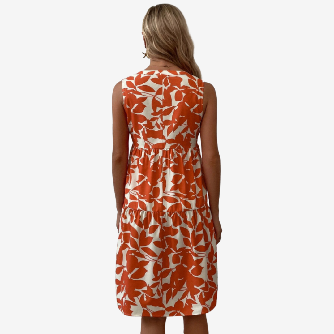 Violette™ Midi à Motifs Feuillus