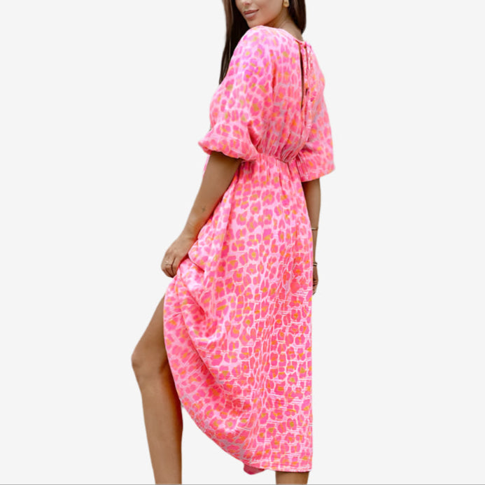 Violette™ Robe Léopard