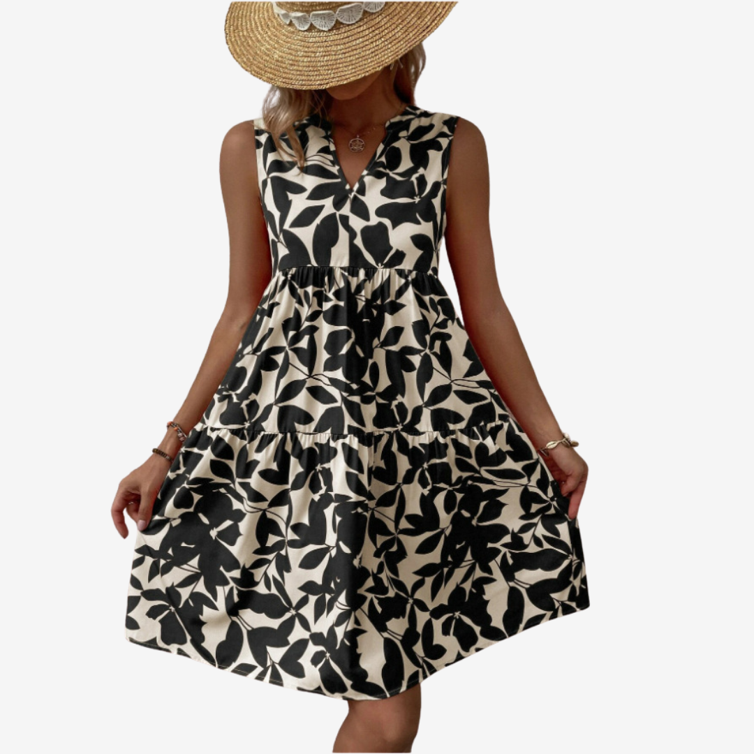Violette™ Midi à Motifs Feuillus