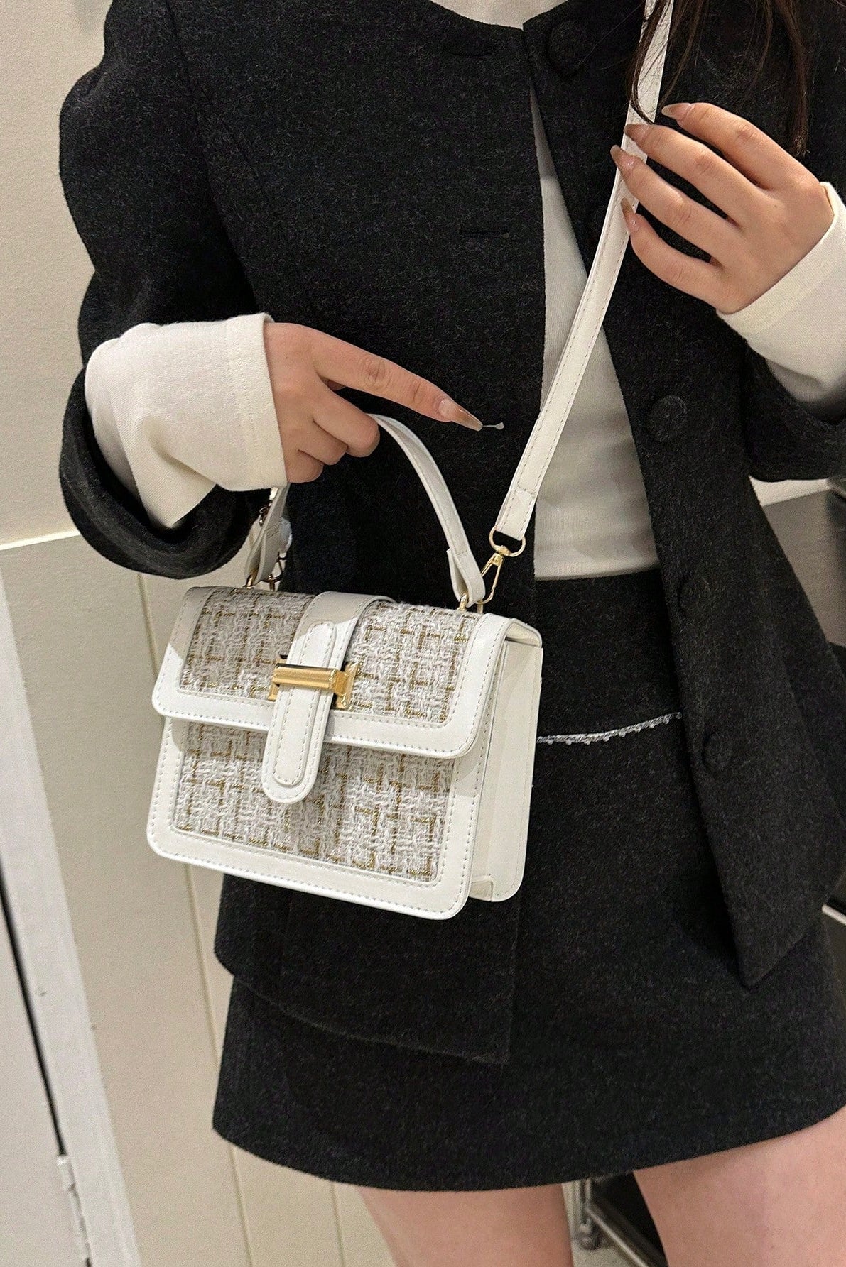 Violette™  Mini sac à main élégant pour femme avec rabat