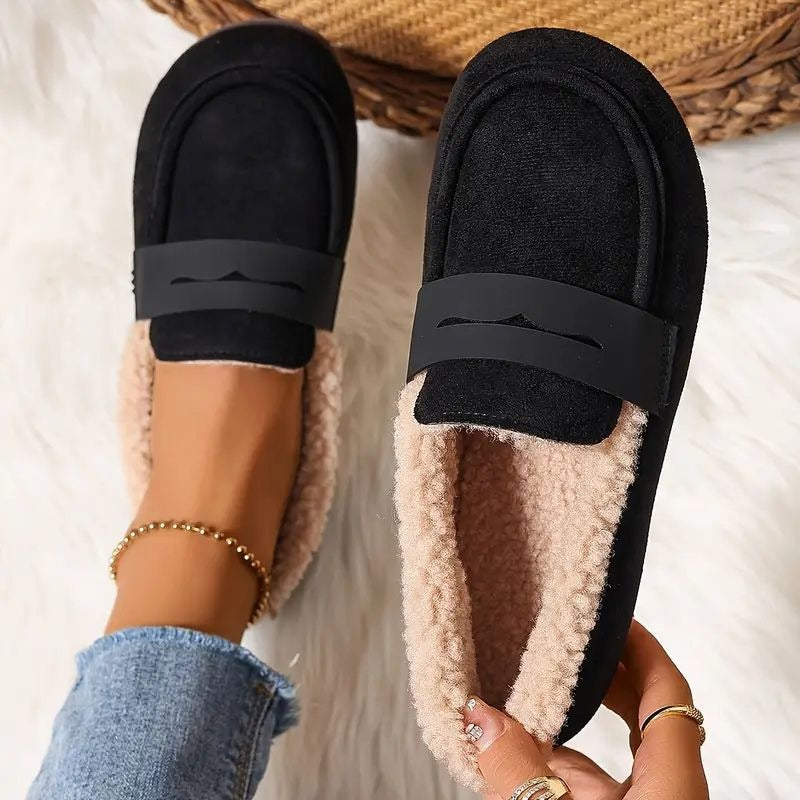 Mocassins en fourrure douillets
