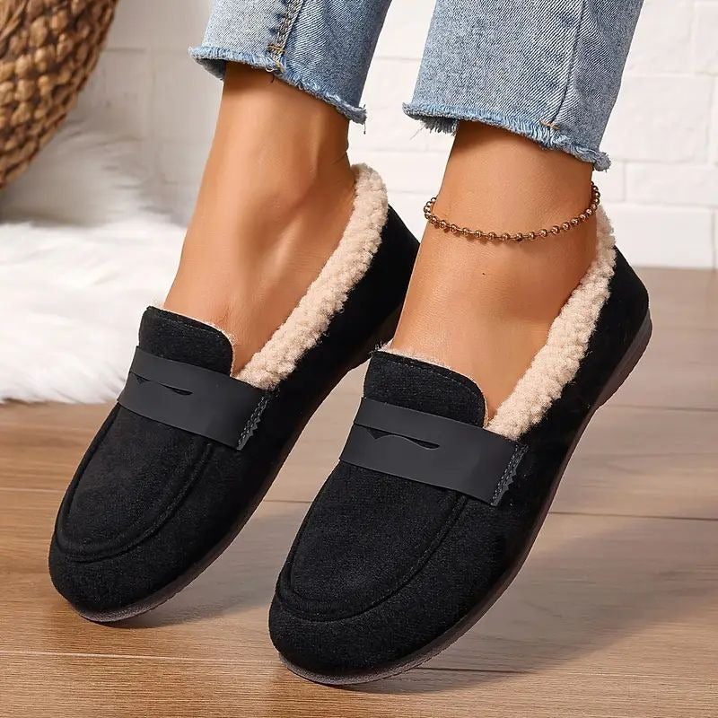 Mocassins en fourrure douillets