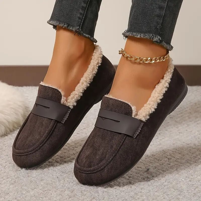 Mocassins en fourrure douillets