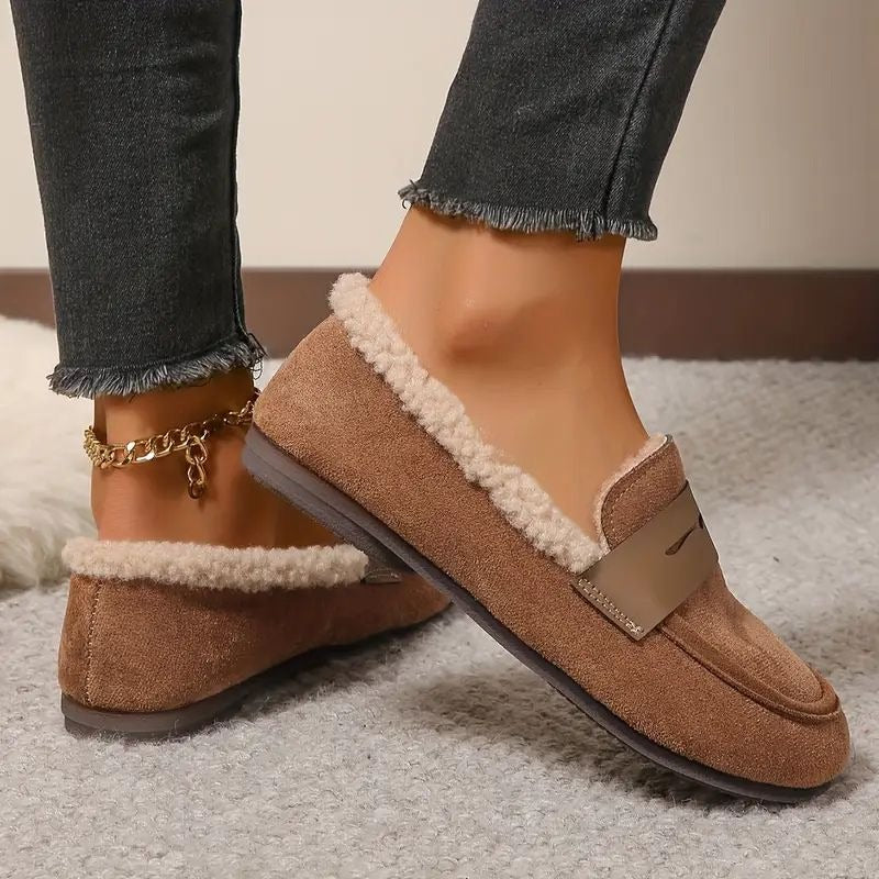 Mocassins en fourrure douillets