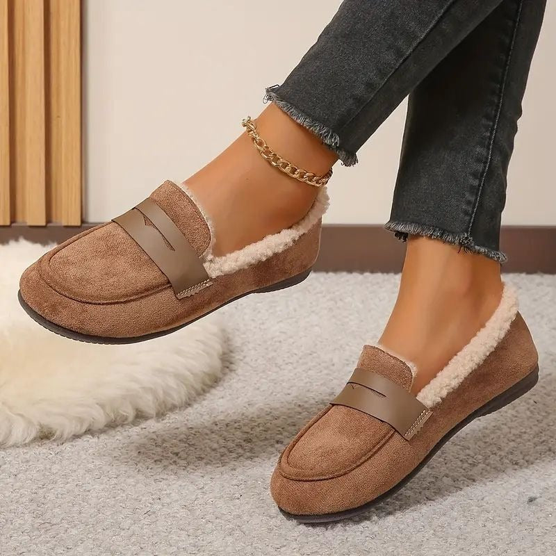 Mocassins en fourrure douillets